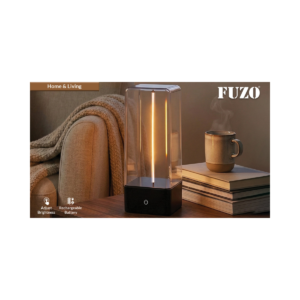 FUZO Strand Magnetic String LED Table Lamp with Touch Control, Rechargeable Battery, Adjustable Brightness