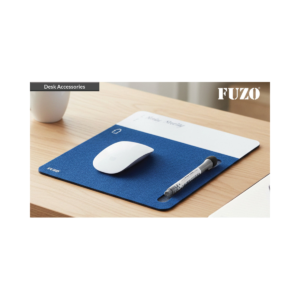 FUZO Slick Reusable Writing Pad Mouse Mat with Erasable Surface, Whiteboard Marker, Non-Slip Base