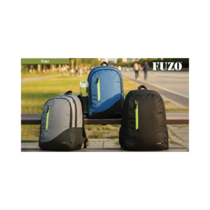 FUZO Stash Laptop Backpack with Bottle Holder, Padded Compartments, Trolley Sleeve, Lightweight Design & Water-Resistant