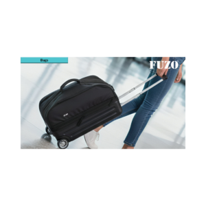 FUZO Commuter 3.0 Duffle Trolley Bag with Laptop Compartment, Wheels & Telescopic Handle, Travel-Friendly Design for Business Trips & Short Travel