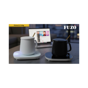 FUZO Constance Smart Temperature Control Mug with Electric Warmer Base, Constant Heat Technology