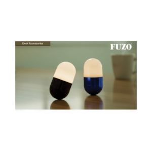 Fuzo TGZ-253 Tap n Sway Capsule LED Night Lamp, Portable Touch-Control Desk Light with Warm Glow