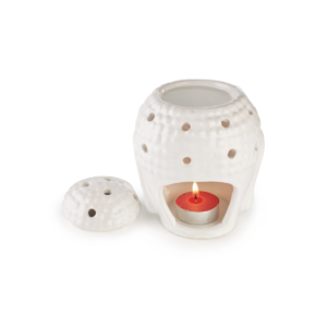 Buddha & Hand Ceramic Candle Diffuser Set – Aromatherapy Essential Oil Burners for Home Fragrance